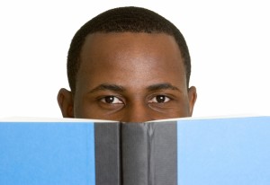 man reading