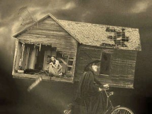 wizard-of-oz-tornado Dorothy in house